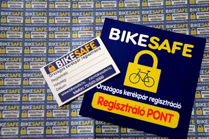 Kerékpár törzskönyv - ingyenes BikeSafe regisztráció lesz ma a Sóstón